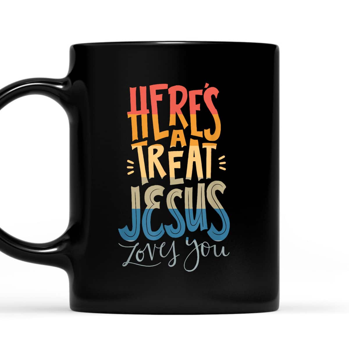 Here's A Treat Jesus Loves You Christian Halloween T-Shirt Here's A Treat Jesus Loves You Christian Halloween T-Shirt