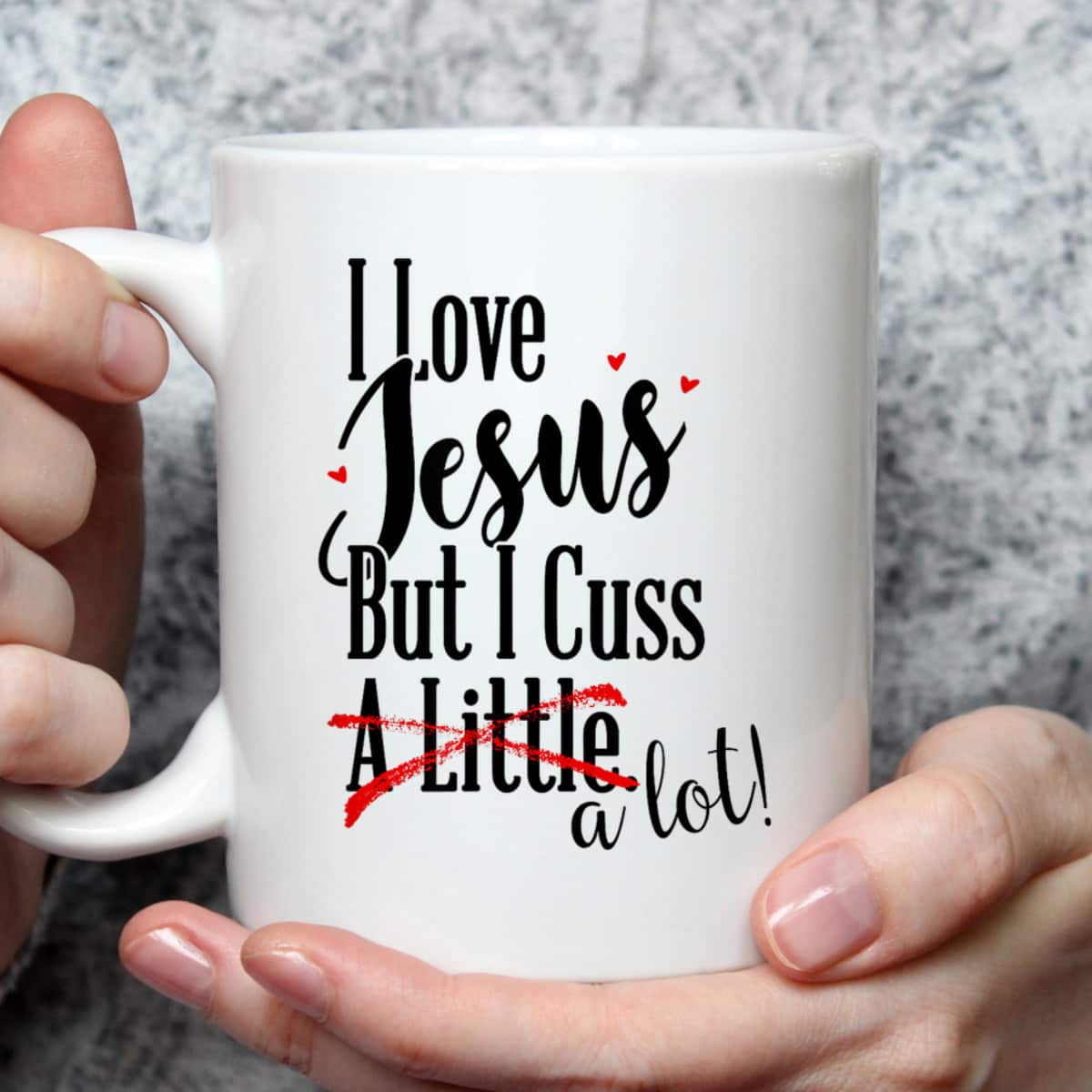 Funny Christian T-Shirt I Love Jesus But I Cuss A Little Funny Christian T-Shirt I Love Jesus But I Cuss A Little