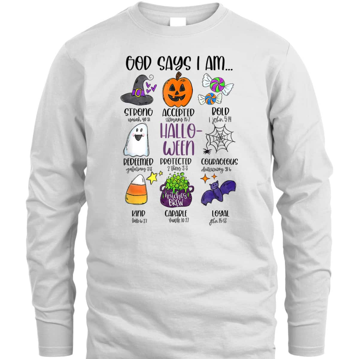 God Says I Am Halloween Christian Jesus Spooky Season T-Shirt God Says I Am Halloween Christian Jesus Spooky Season T-Shirt