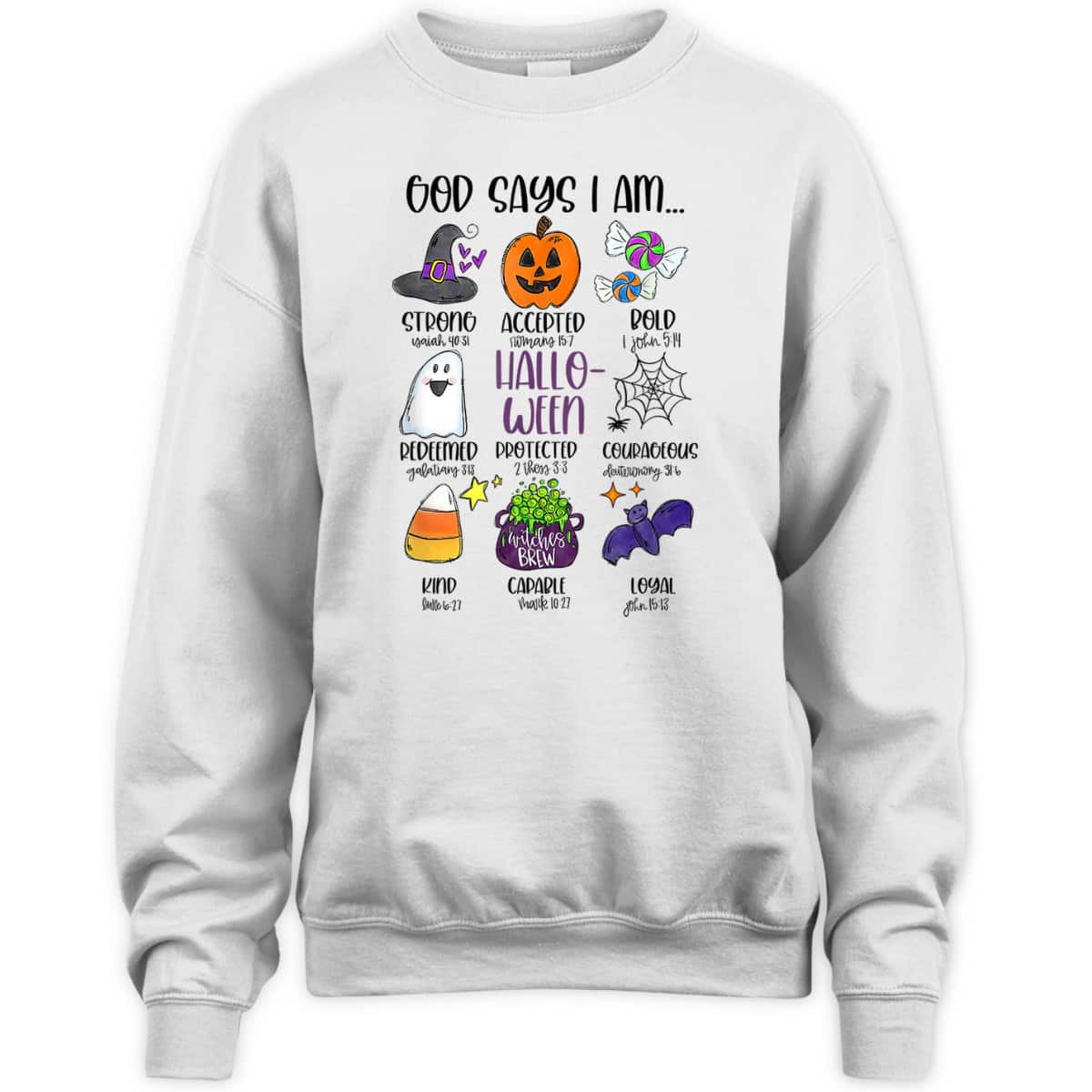 God Says I Am Halloween Christian Jesus Spooky Season T-Shirt God Says I Am Halloween Christian Jesus Spooky Season T-Shirt