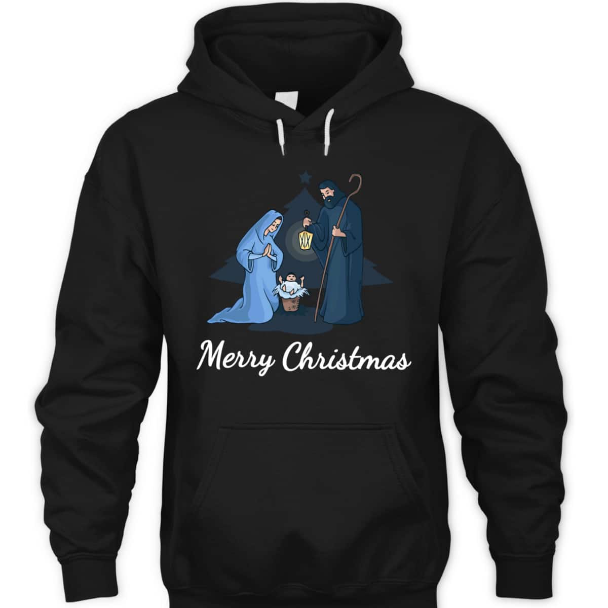 Merry Christmas And Nativity Scene Christian Faith Holiday T-Shirt Merry Christmas And Nativity Scene Christian Faith Holiday T-Shirt