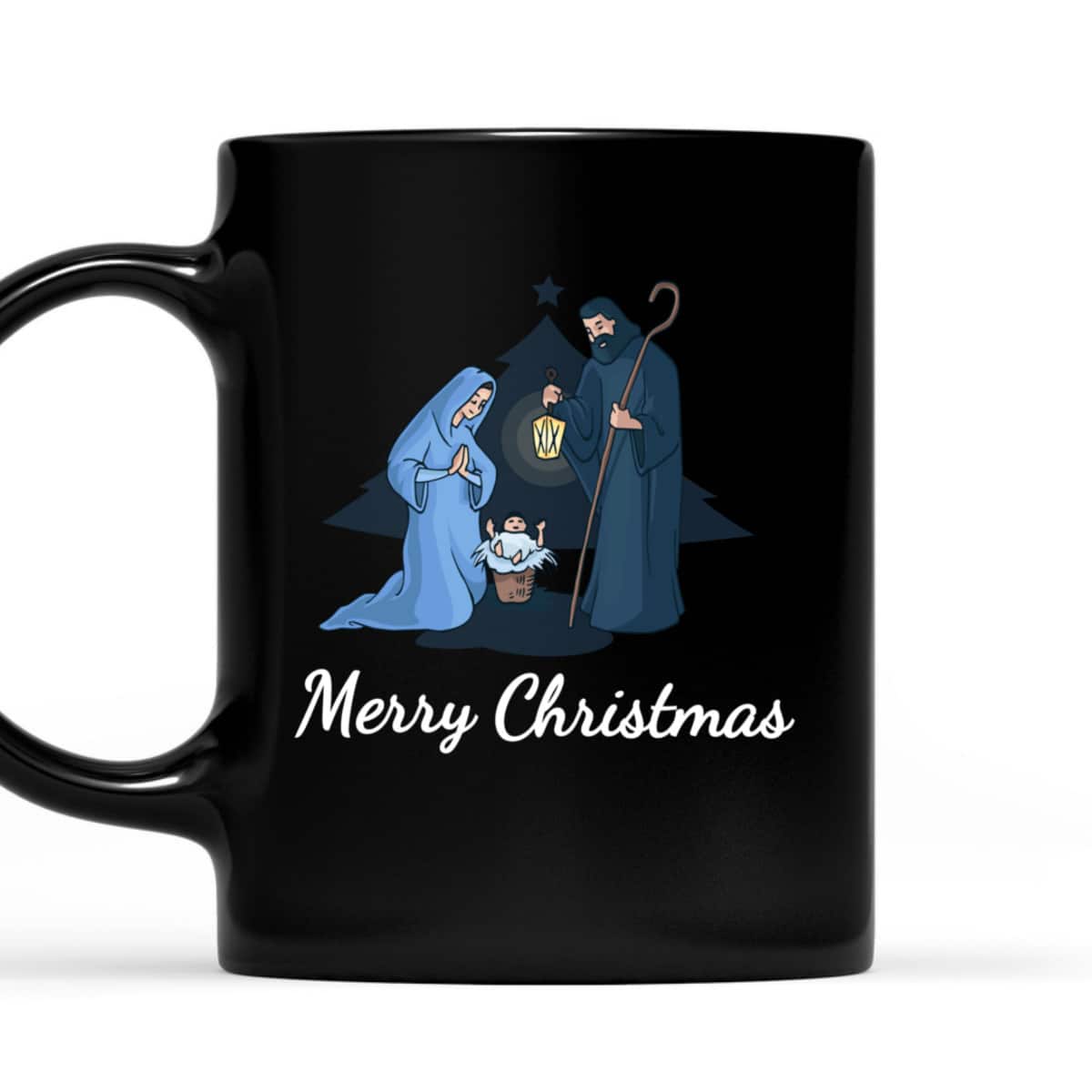 Merry Christmas And Nativity Scene Christian Faith Holiday T-Shirt Merry Christmas And Nativity Scene Christian Faith Holiday T-Shirt