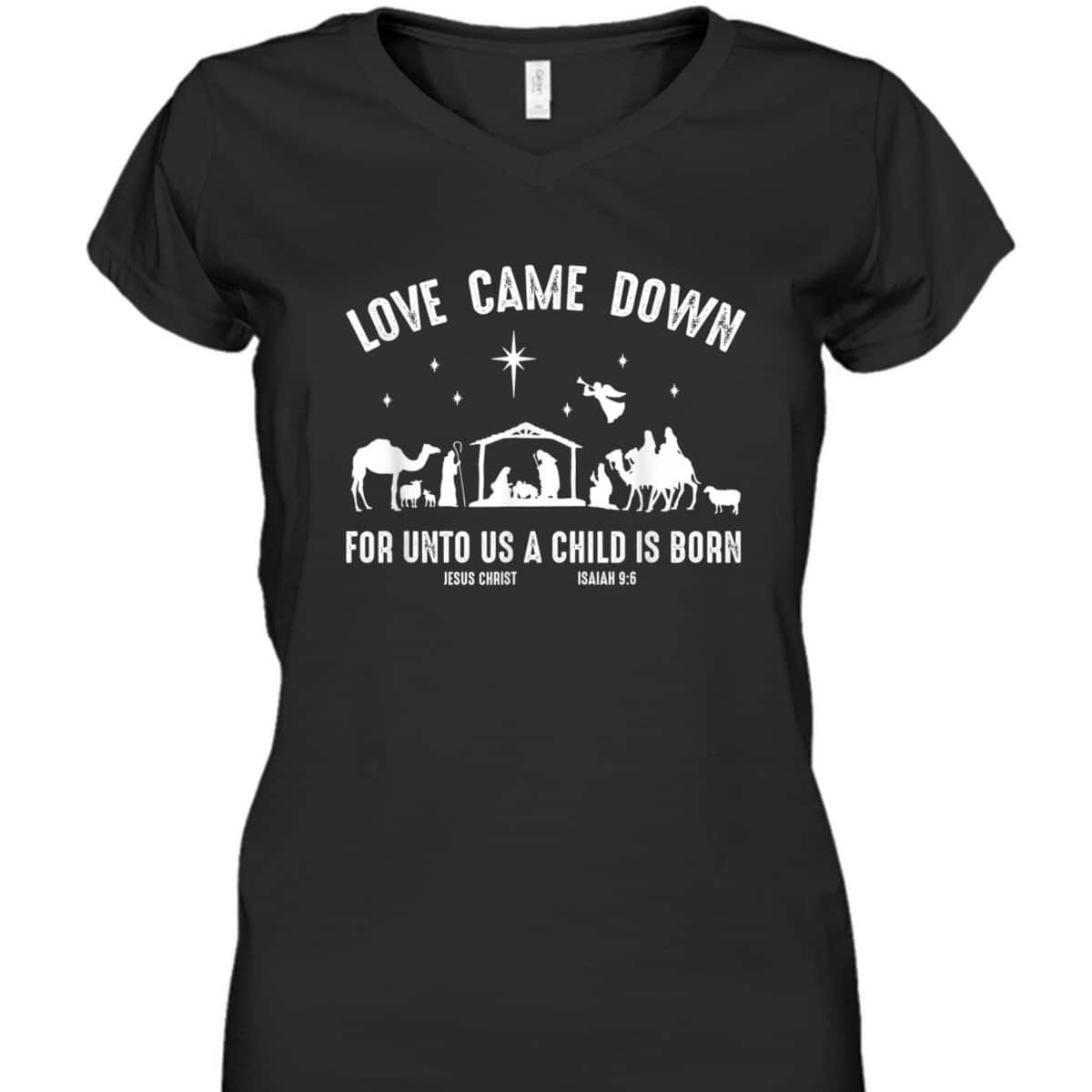 Christmas Nativity Christian Bible Verse Isaiah Love T-Shirt Christmas Nativity Christian Bible Verse Isaiah Love T-Shirt