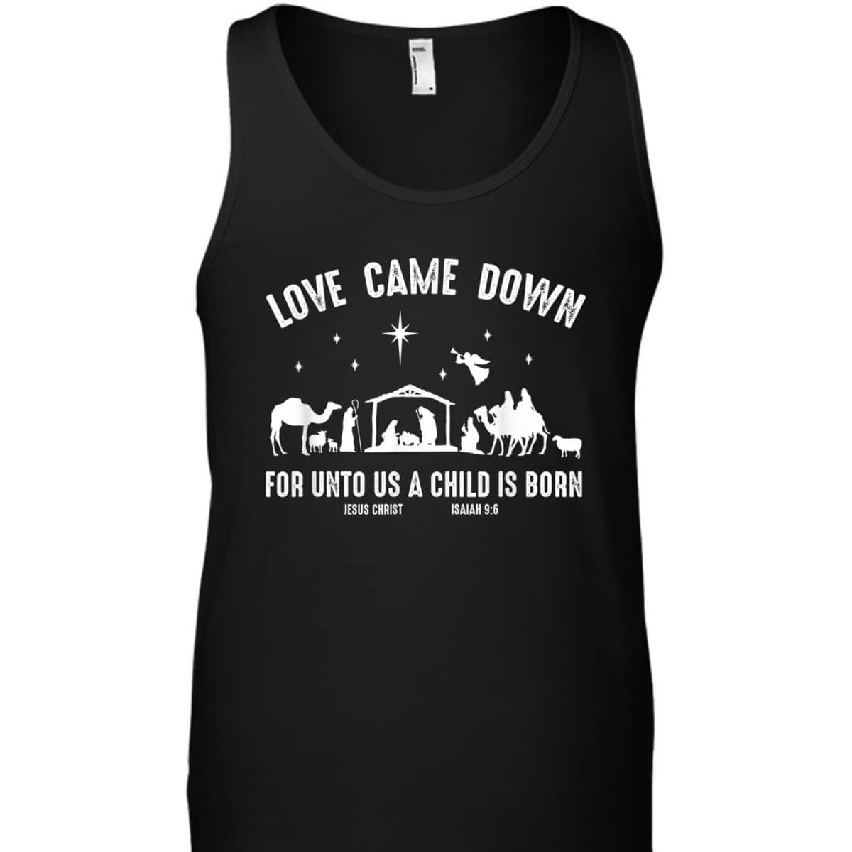 Christmas Nativity Christian Bible Verse Isaiah Love T-Shirt Christmas Nativity Christian Bible Verse Isaiah Love T-Shirt