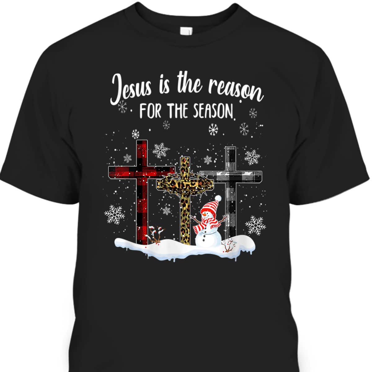 Jesus Is The Reason For The Season Christian Religious Xmas T-Shirt