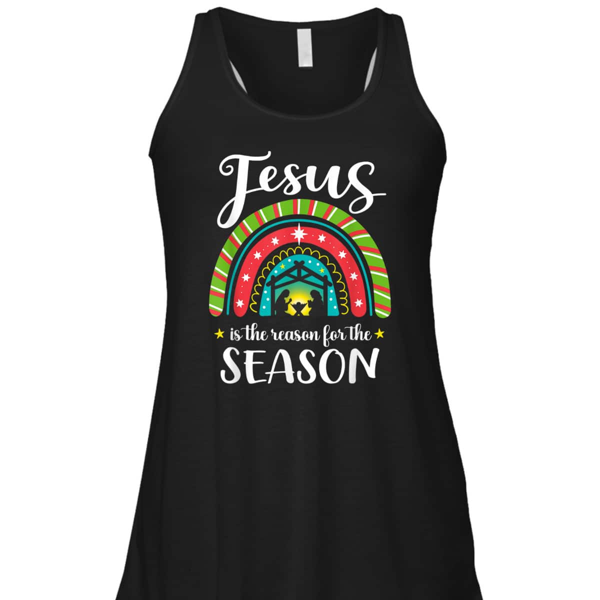 Christmas Christian Jesus Is The Reason For The Season Nativity Scene T-Shirt Christmas Christian Jesus Is The Reason For The Season Nativity Scene T-Shirt