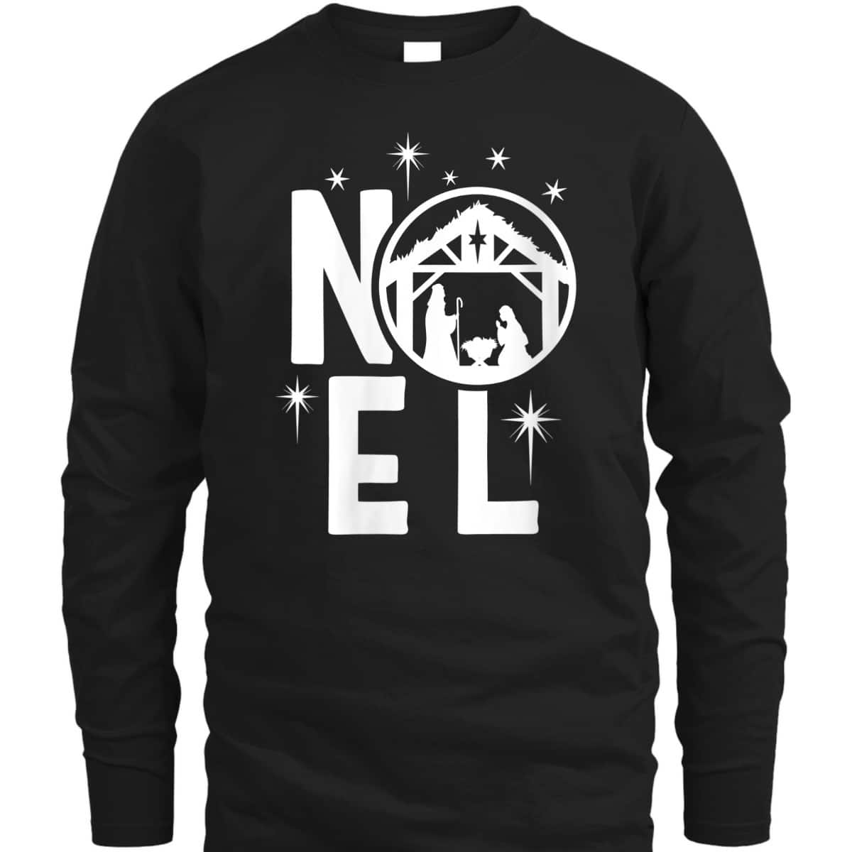 Noel Manger Religious Christmas Nativity Christian T-Shirt Noel Manger Religious Christmas Nativity Christian T-Shirt