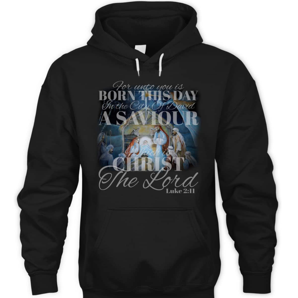 Christian Christmas Unto You Is Born A Savior Nativity Bible Verse T-Shirt Christian Christmas Unto You Is Born A Savior Nativity Bible Verse T-Shirt