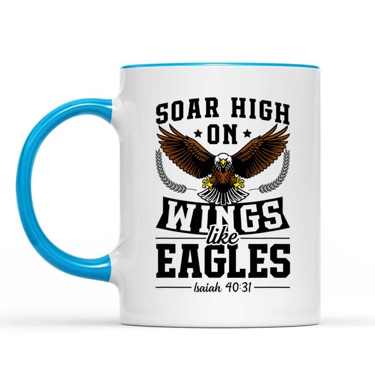 Soar High On Wings Like Eagles Patriotic Christian Bible Verse T-Shirt Soar High On Wings Like Eagles Patriotic Christian Bible Verse T-Shirt