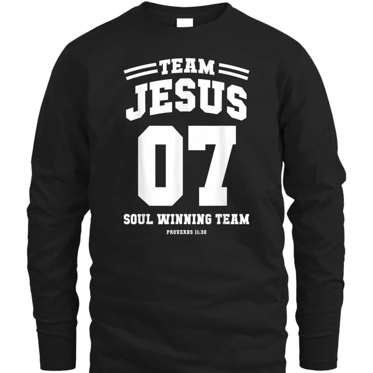 Christian T-Shirt Team Jesus 7 Soul Winning Team Christmas Christian T-Shirt Team Jesus 7 Soul Winning Team Christmas