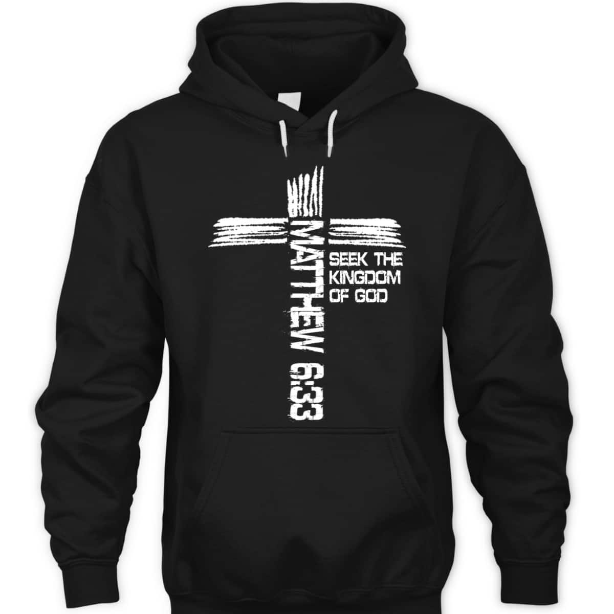 Matthew 633 Christian Bible Verse And Cross T-Shirt Matthew 633 Christian Bible Verse And Cross T-Shirt