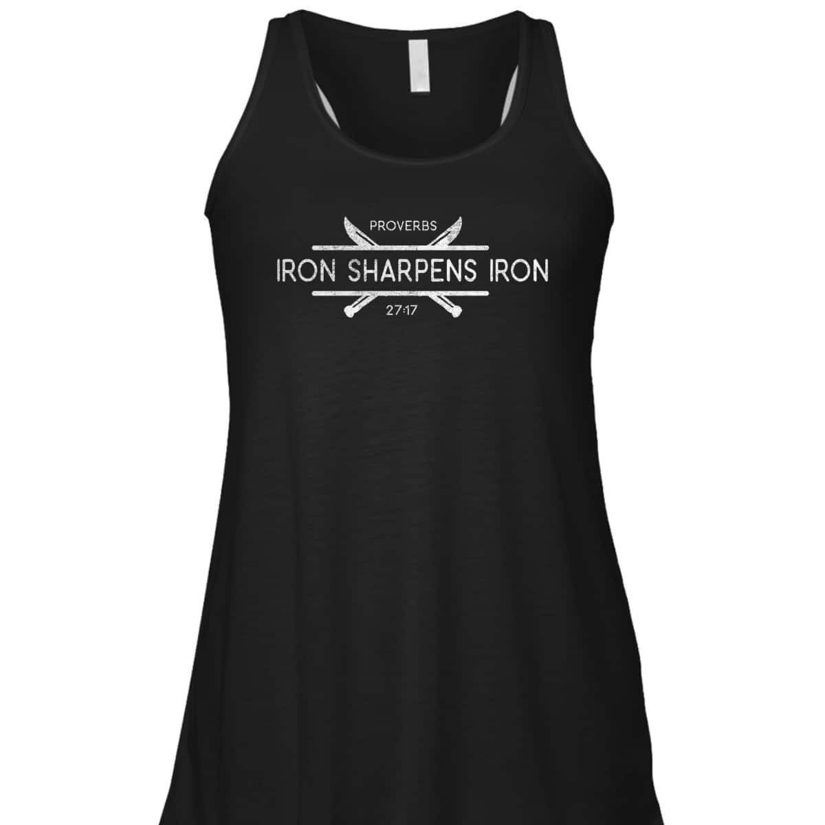 Christian Iron Sharpens Iron Bible Verse T-Shirt Christian Iron Sharpens Iron Bible Verse T-Shirt