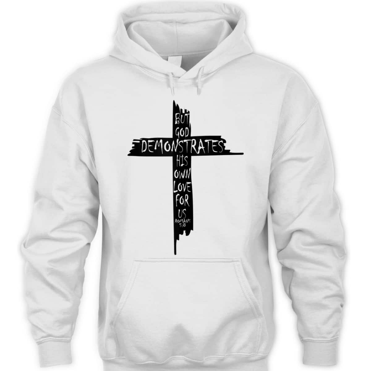 Christian Cross Romans 5 8 God Shows His Love For Us Bible Verse T-Shirt Christian Cross Romans 5 8 God Shows His Love For Us Bible Verse T-Shirt
