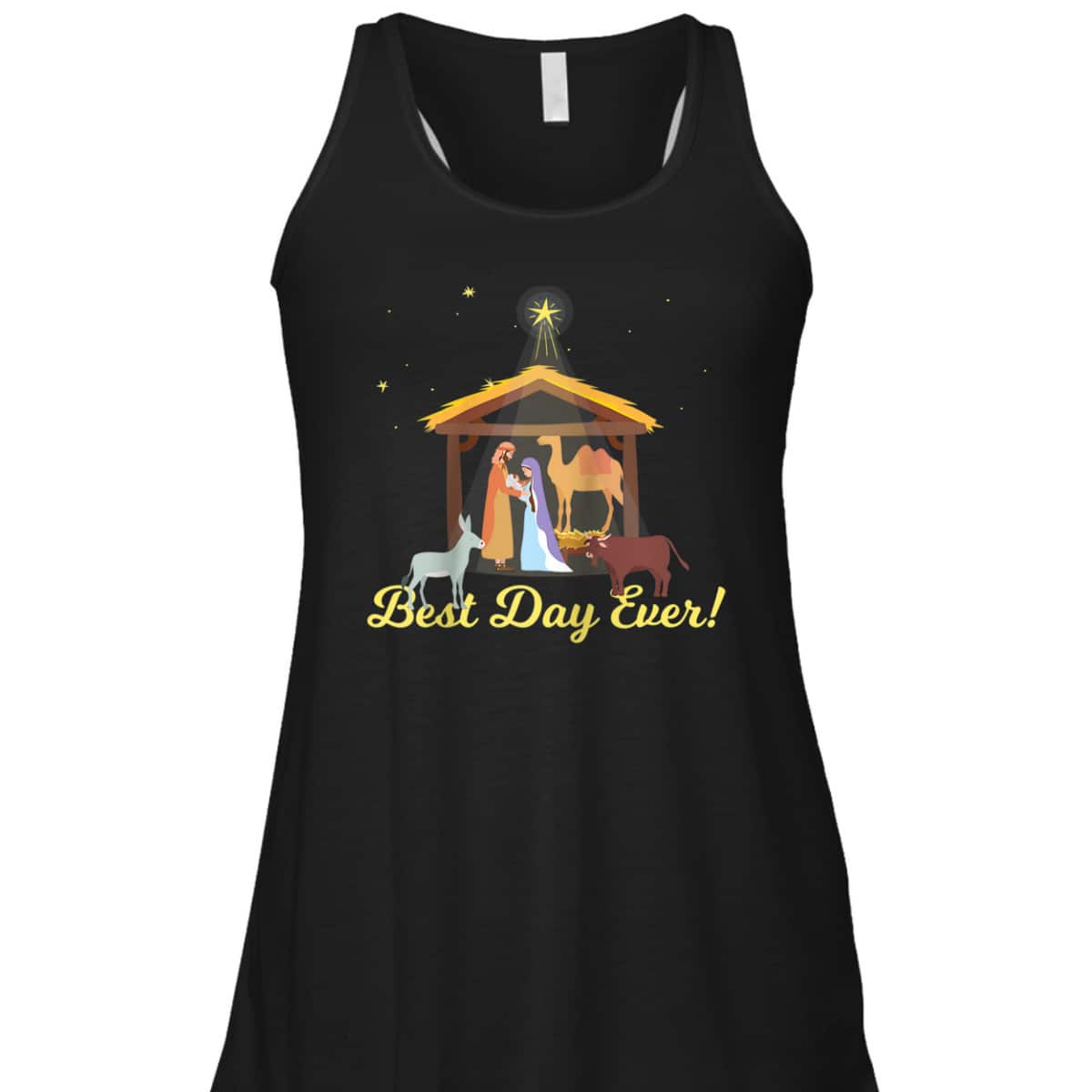 Best Day Ever Christmas Advent Nativity Scene North Star T-Shirt Best Day Ever Christmas Advent Nativity Scene North Star T-Shirt