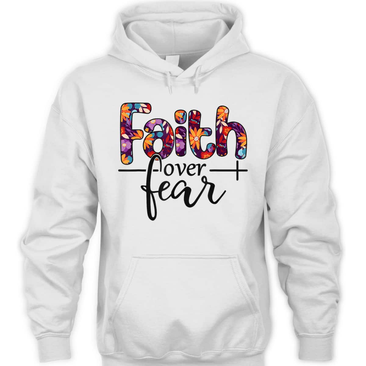 Christian Faith Over Fear Bible Verse Religious T-Shirt Christian Faith Over Fear Bible Verse Religious T-Shirt
