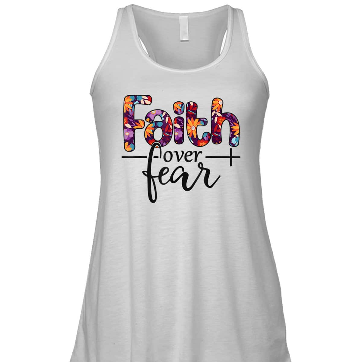Christian Faith Over Fear Bible Verse Religious T-Shirt Christian Faith Over Fear Bible Verse Religious T-Shirt