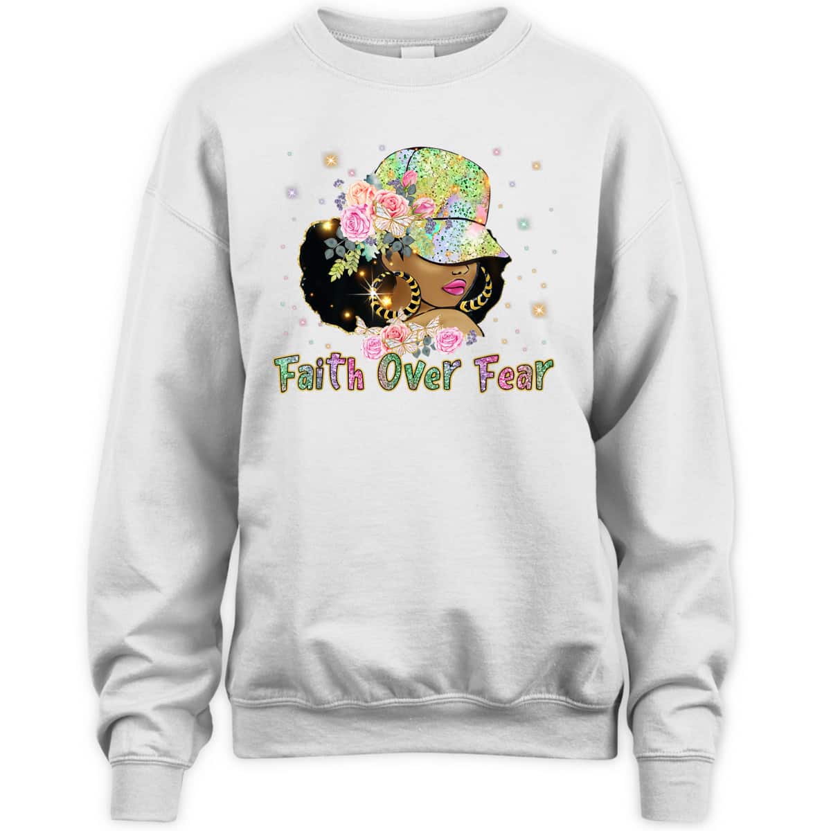 Black Woman Afro Melanin Faith Christian African American T-Shirt Black Woman Afro Melanin Faith Christian African American T-Shirt