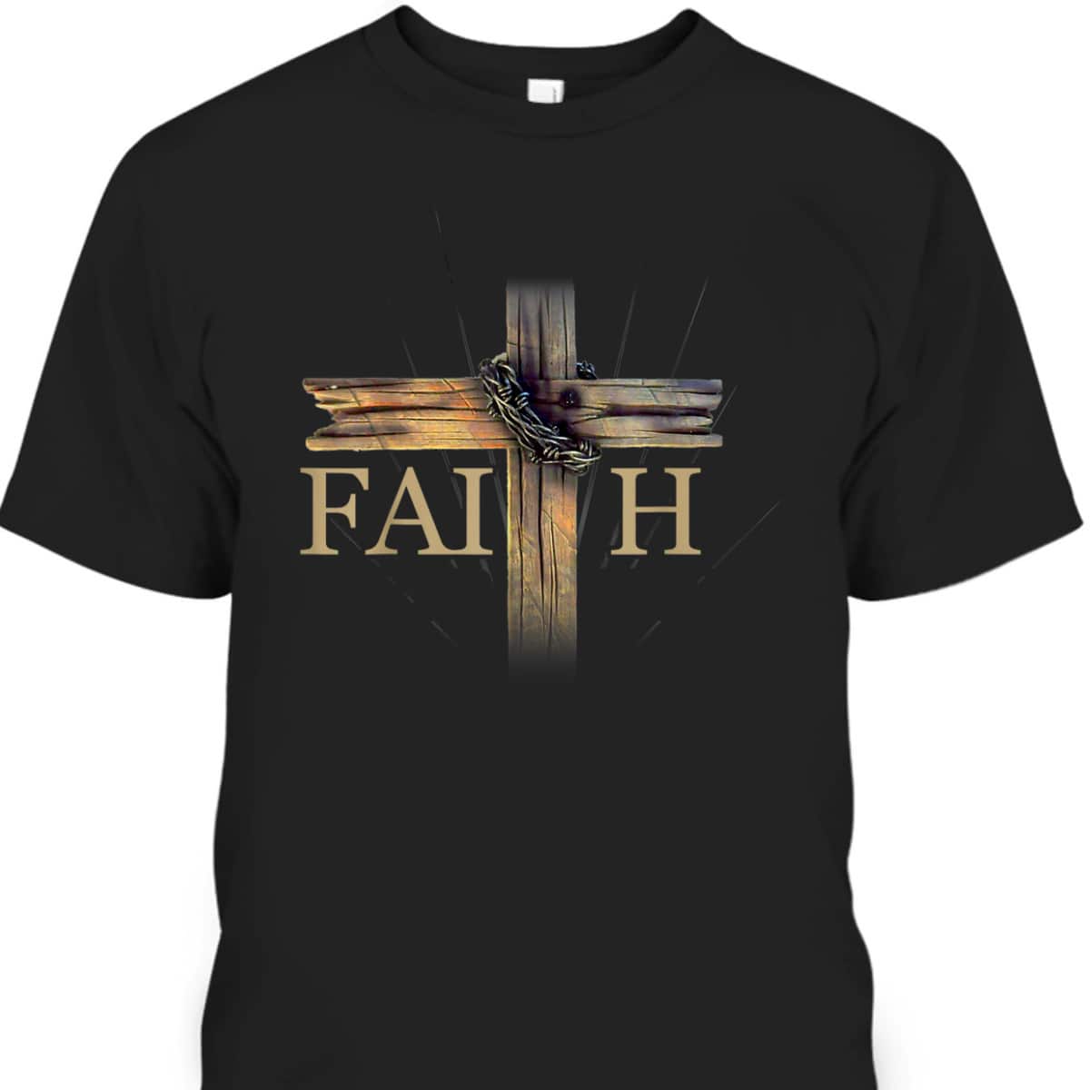 Faith Over Fear Christian And Cross Symbol Bible Religious T-Shirt Faith Over Fear Christian And Cross Symbol Bible Religious T-Shirt