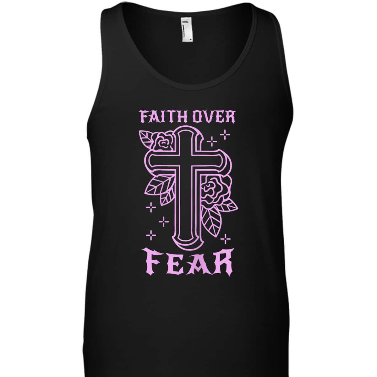 Faith Over Fear Tattooed Christian Tattoo Bible Religious T-Shirt Faith Over Fear Tattooed Christian Tattoo Bible Religious T-Shirt