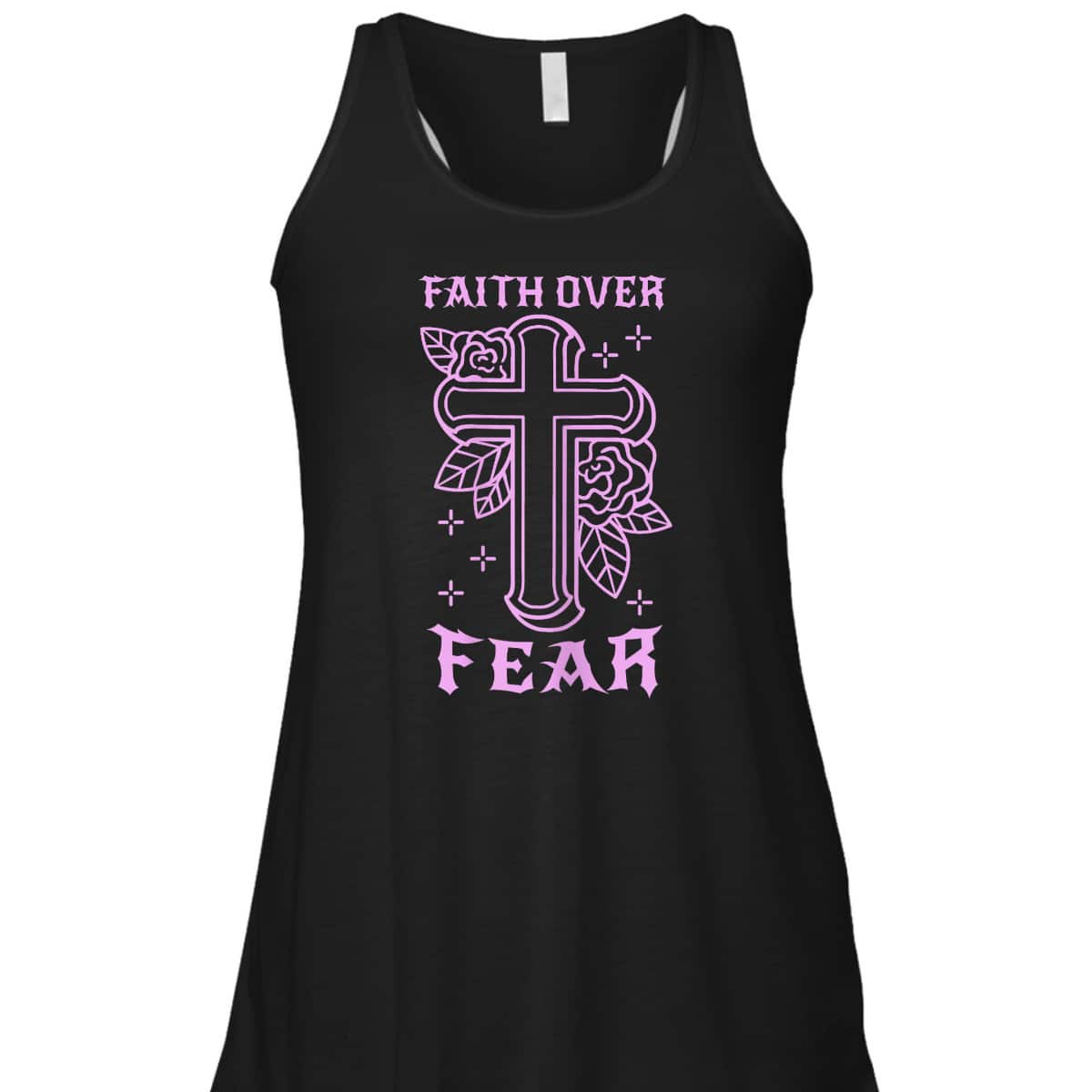 Faith Over Fear Tattooed Christian Tattoo Bible Religious T-Shirt Faith Over Fear Tattooed Christian Tattoo Bible Religious T-Shirt