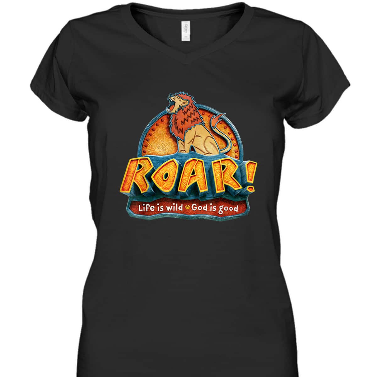 Lion Roar Life Is Wild God Is Good Animals Roar T-Shirt Lion Roar Life Is Wild God Is Good Animals Roar T-Shirt