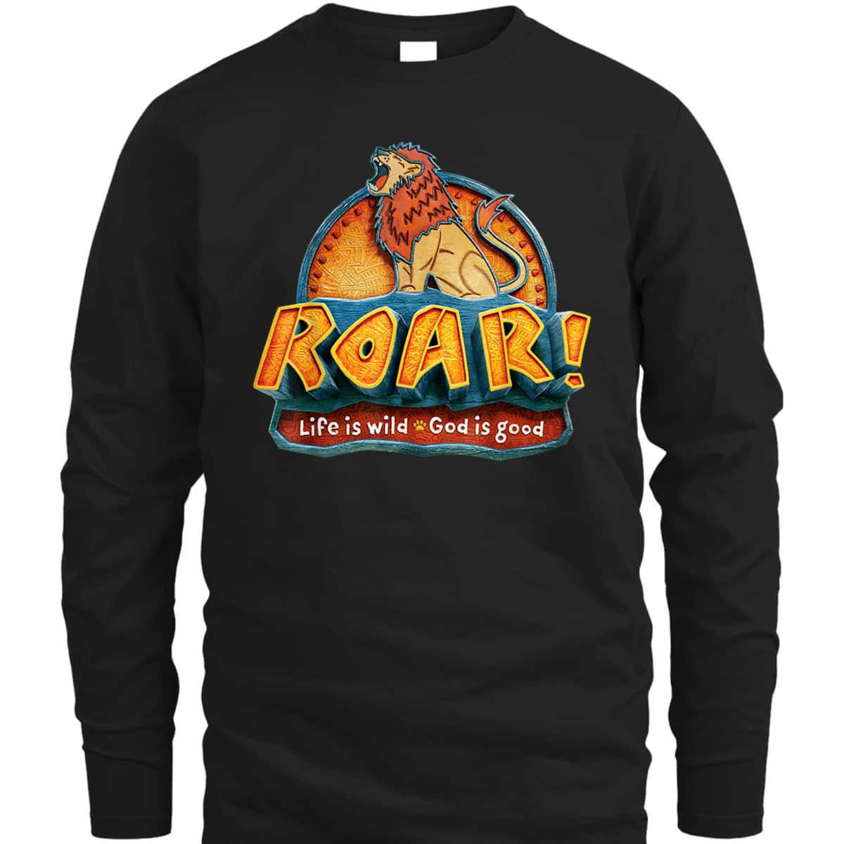 Lion Roar Life Is Wild God Is Good Animals Roar T-Shirt Lion Roar Life Is Wild God Is Good Animals Roar T-Shirt