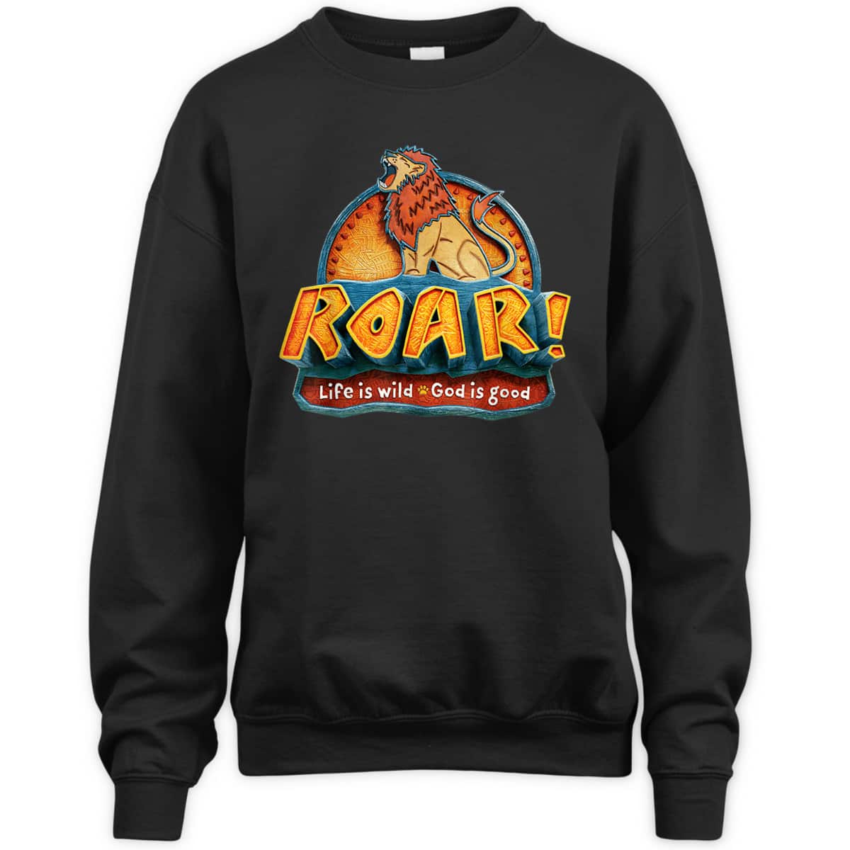 Lion Roar Life Is Wild God Is Good Animals Roar T-Shirt Lion Roar Life Is Wild God Is Good Animals Roar T-Shirt