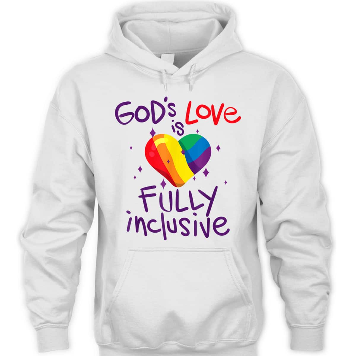God's Love Is Fully Inclusive Gay Pride LGBT T-Shirt God's Love Is Fully Inclusive Gay Pride LGBT T-Shirt