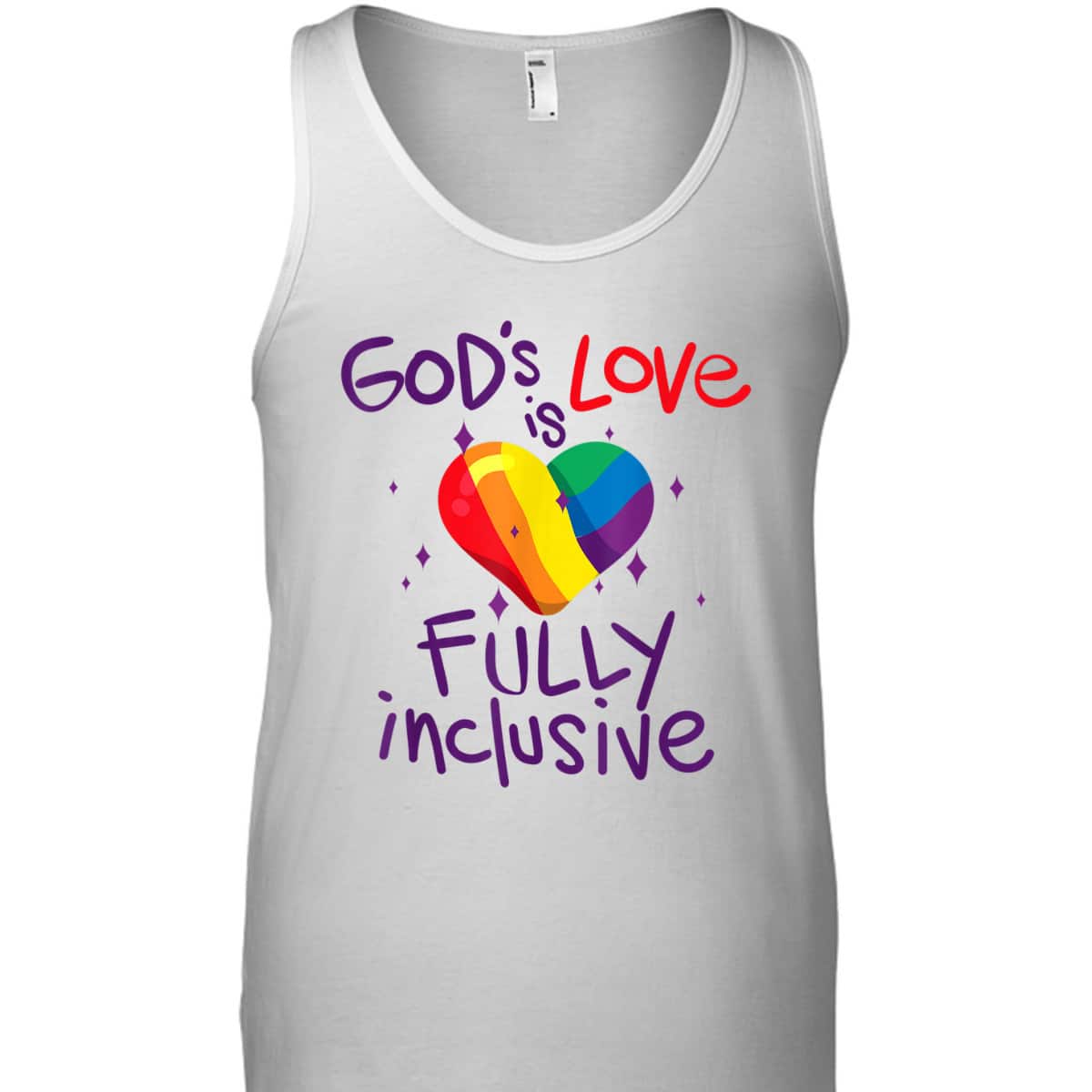 God's Love Is Fully Inclusive Gay Pride LGBT T-Shirt God's Love Is Fully Inclusive Gay Pride LGBT T-Shirt