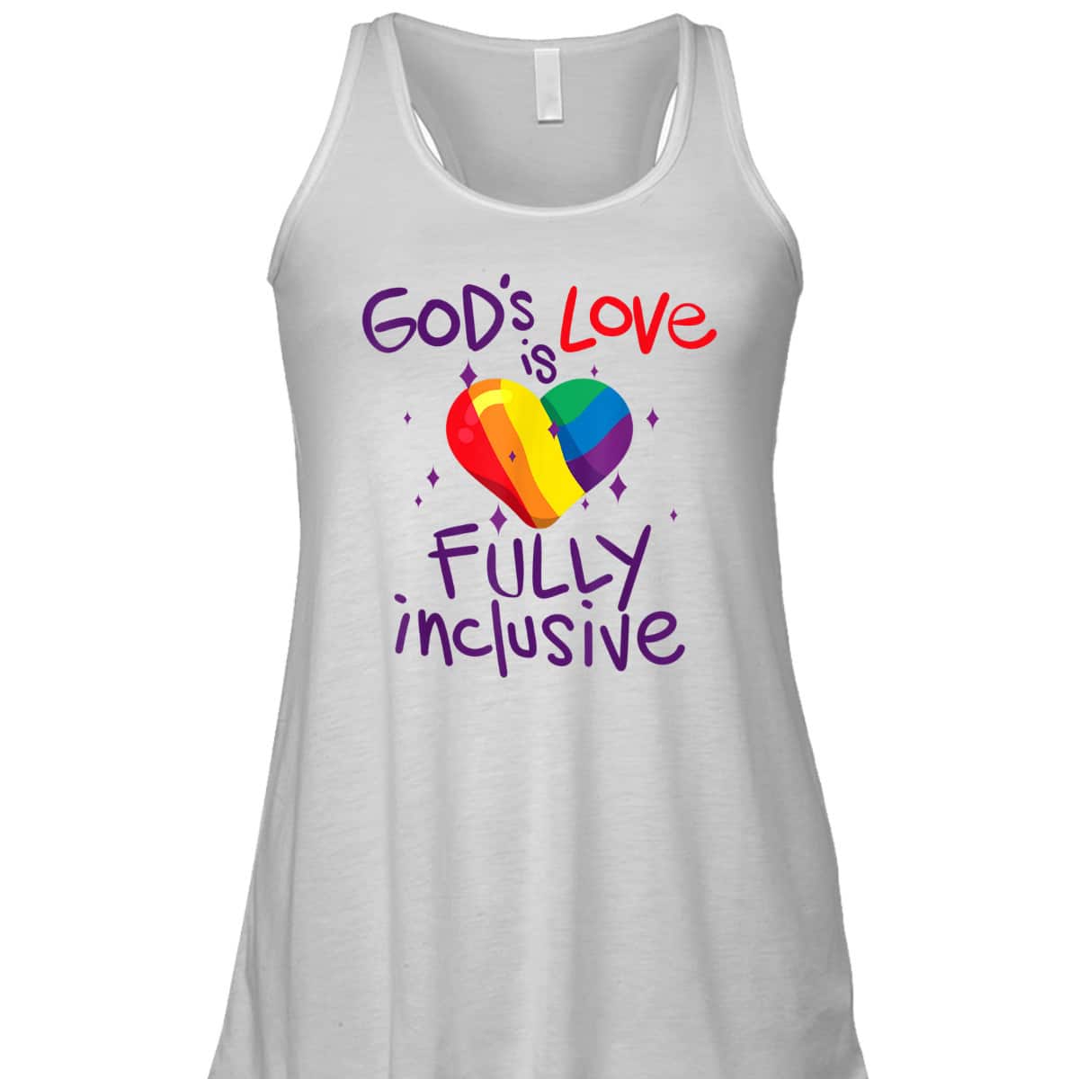 God's Love Is Fully Inclusive Gay Pride LGBT T-Shirt God's Love Is Fully Inclusive Gay Pride LGBT T-Shirt