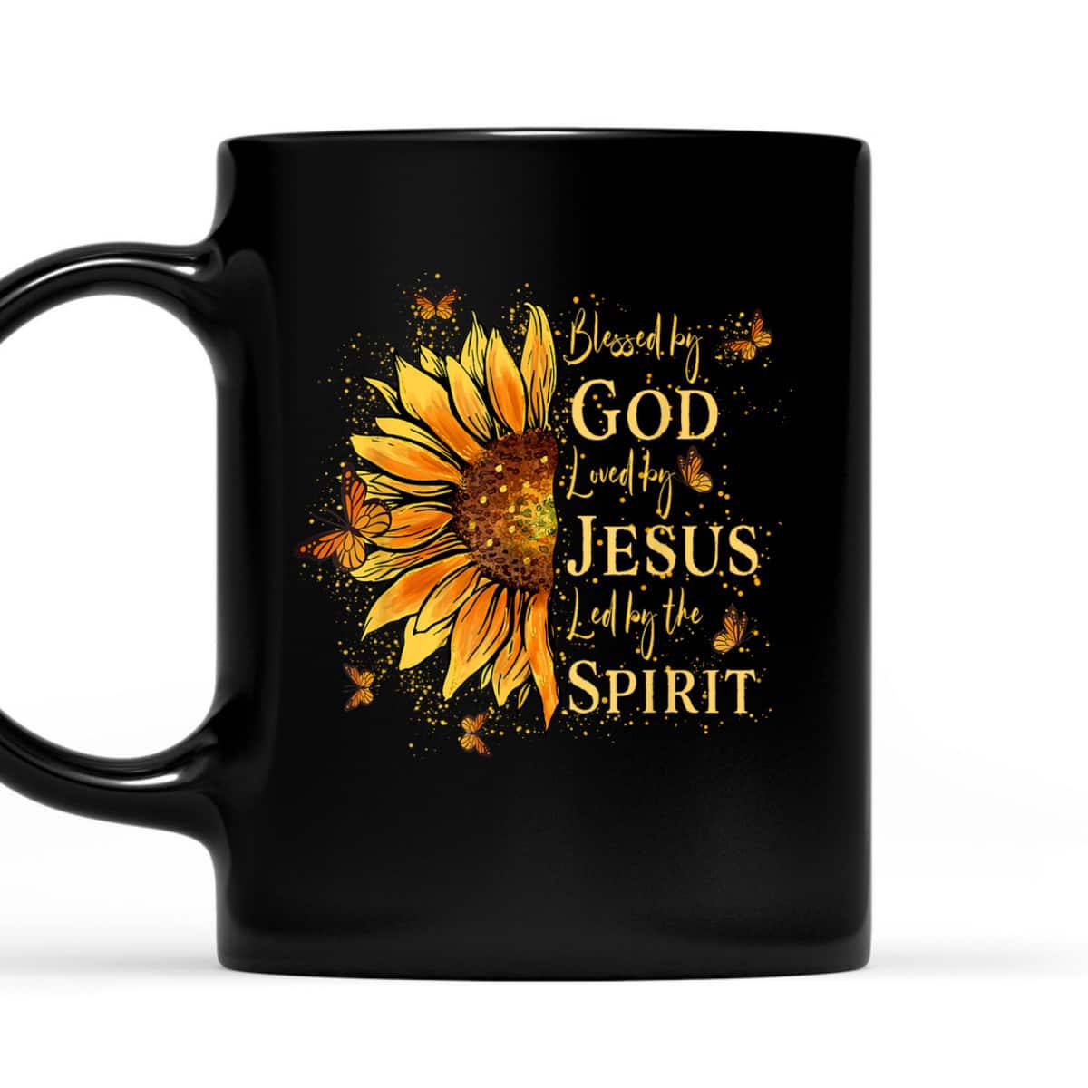 Blessed By God Loved By Jesus Sunflower T-Shirt Blessed By God Loved By Jesus Sunflower T-Shirt