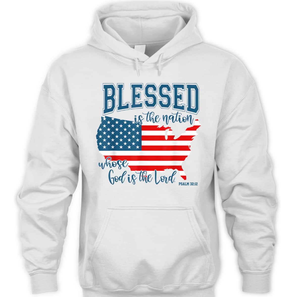 Blessed Is The Nation Whose God Is The Lord Christian T-Shirt Blessed Is The Nation Whose God Is The Lord Christian T-Shirt