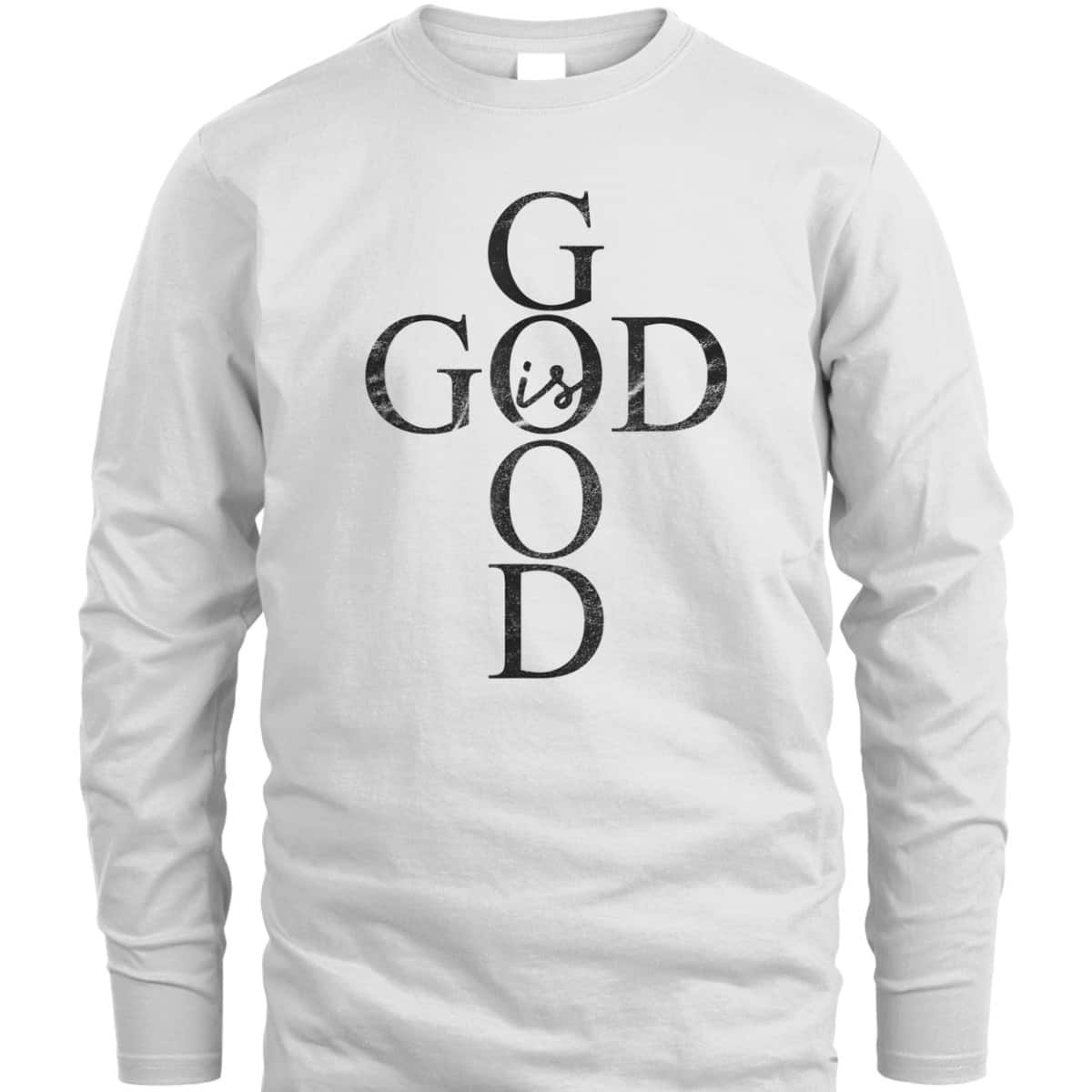 God Is Good Cross Dark Christian Religious T-Shirt God Is Good Cross Dark Christian Religious T-Shirt