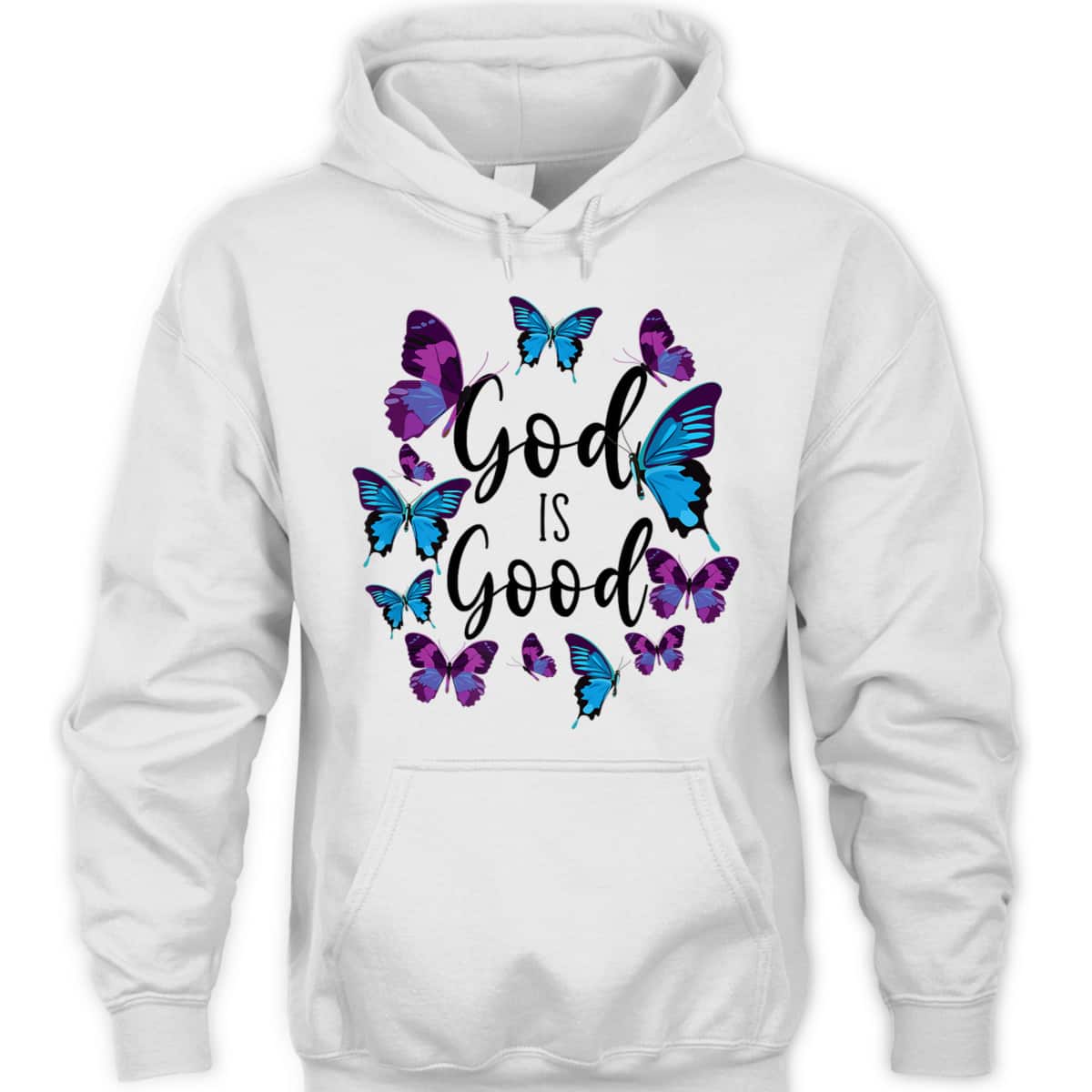 Christian Bible Verse Quote Butterfly God Is Good T-Shirt Christian Bible Verse Quote Butterfly God Is Good T-Shirt