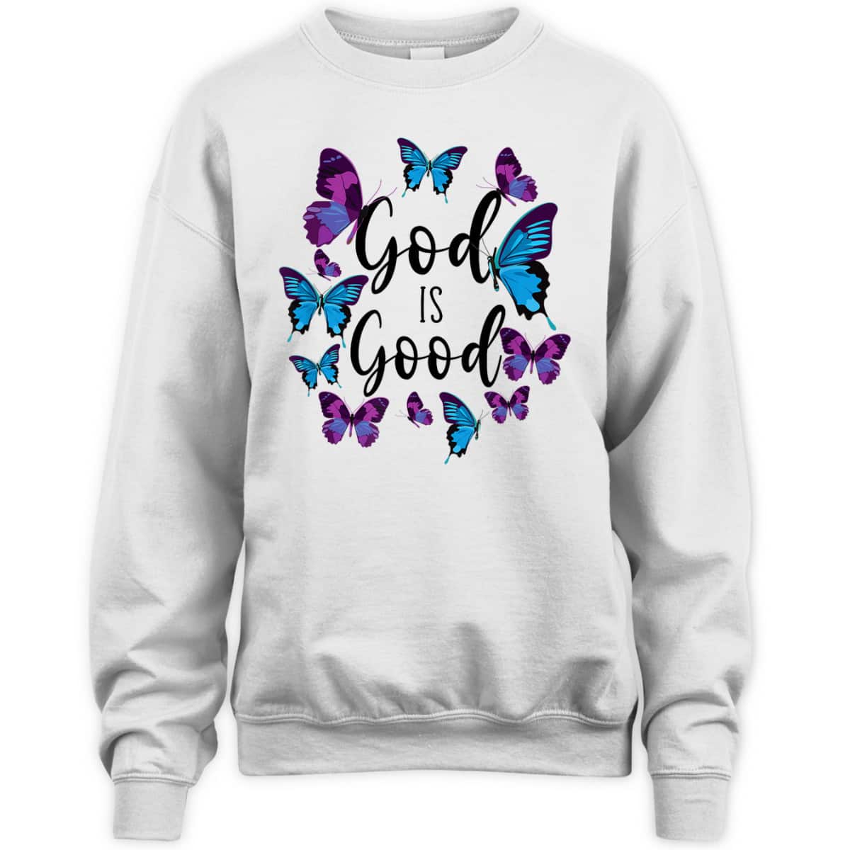 Christian Bible Verse Quote Butterfly God Is Good T-Shirt Christian Bible Verse Quote Butterfly God Is Good T-Shirt