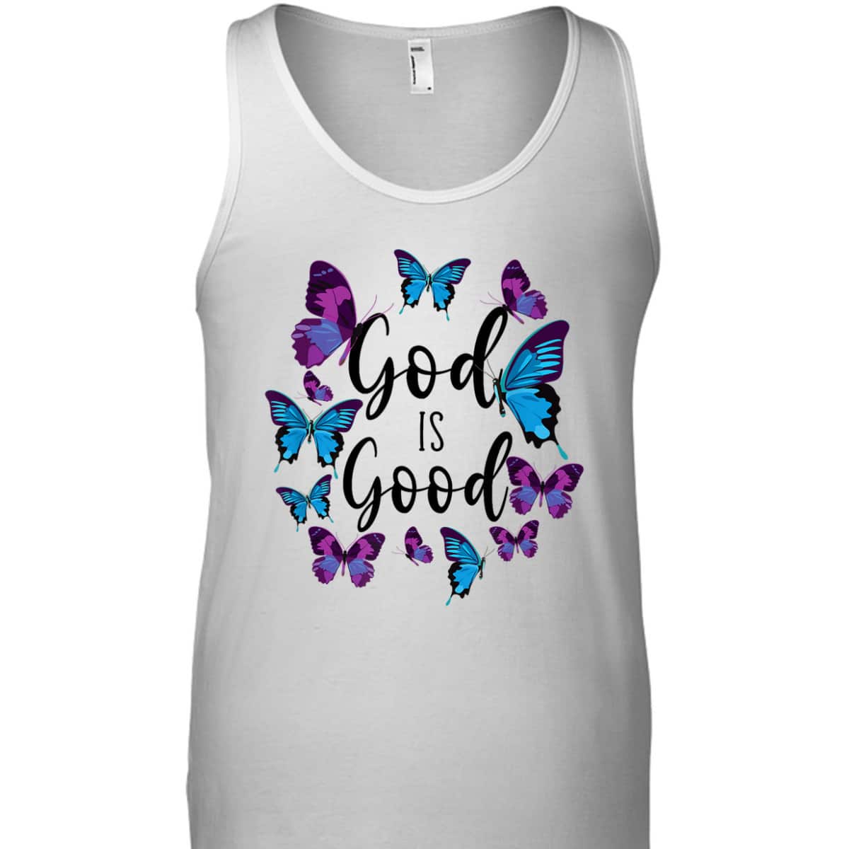 Christian Bible Verse Quote Butterfly God Is Good T-Shirt Christian Bible Verse Quote Butterfly God Is Good T-Shirt