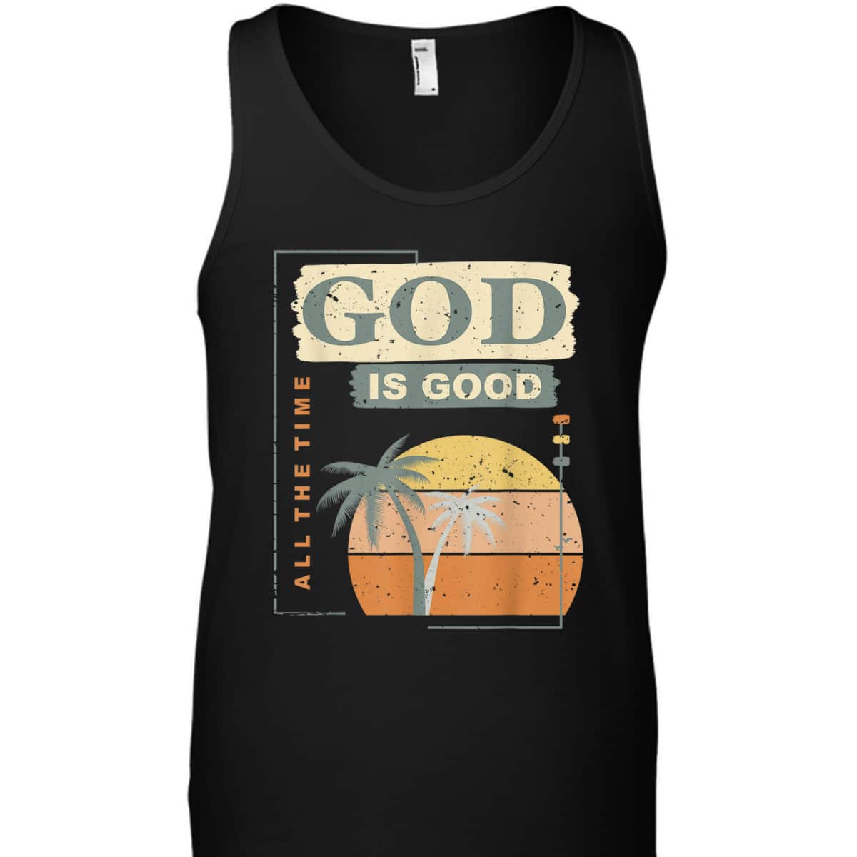 Cool Retro Christian Saying God Is Good All The Time T-Shirt Cool Retro Christian Saying God Is Good All The Time T-Shirt