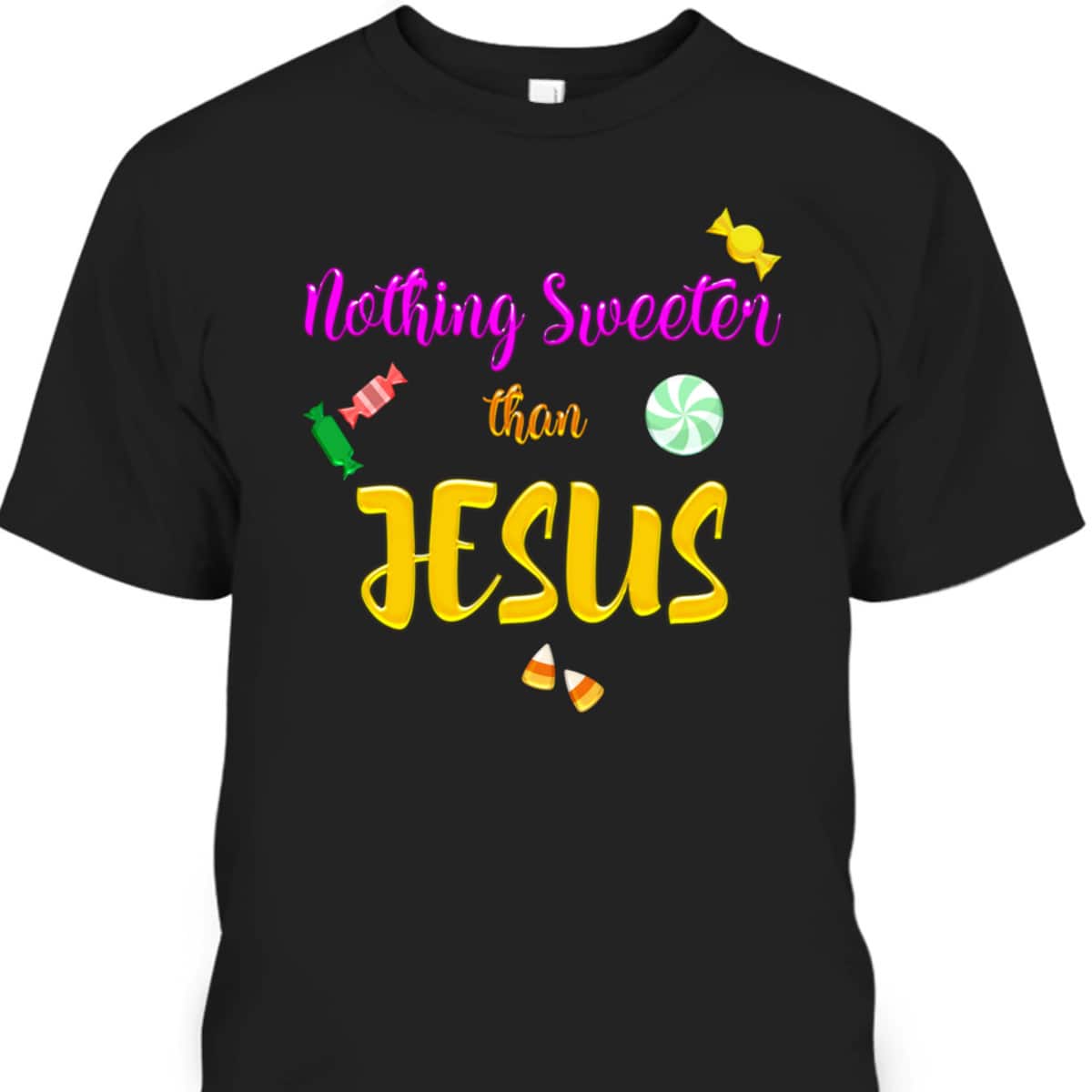 Jesus Trunk Or Treat Candy Christian Halloween T-Shirt