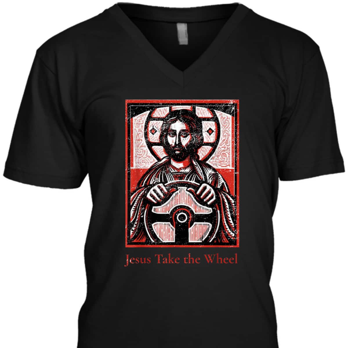 Jesus Take The Wheel A Funny Christian T-Shirt Jesus Take The Wheel A Funny Christian T-Shirt