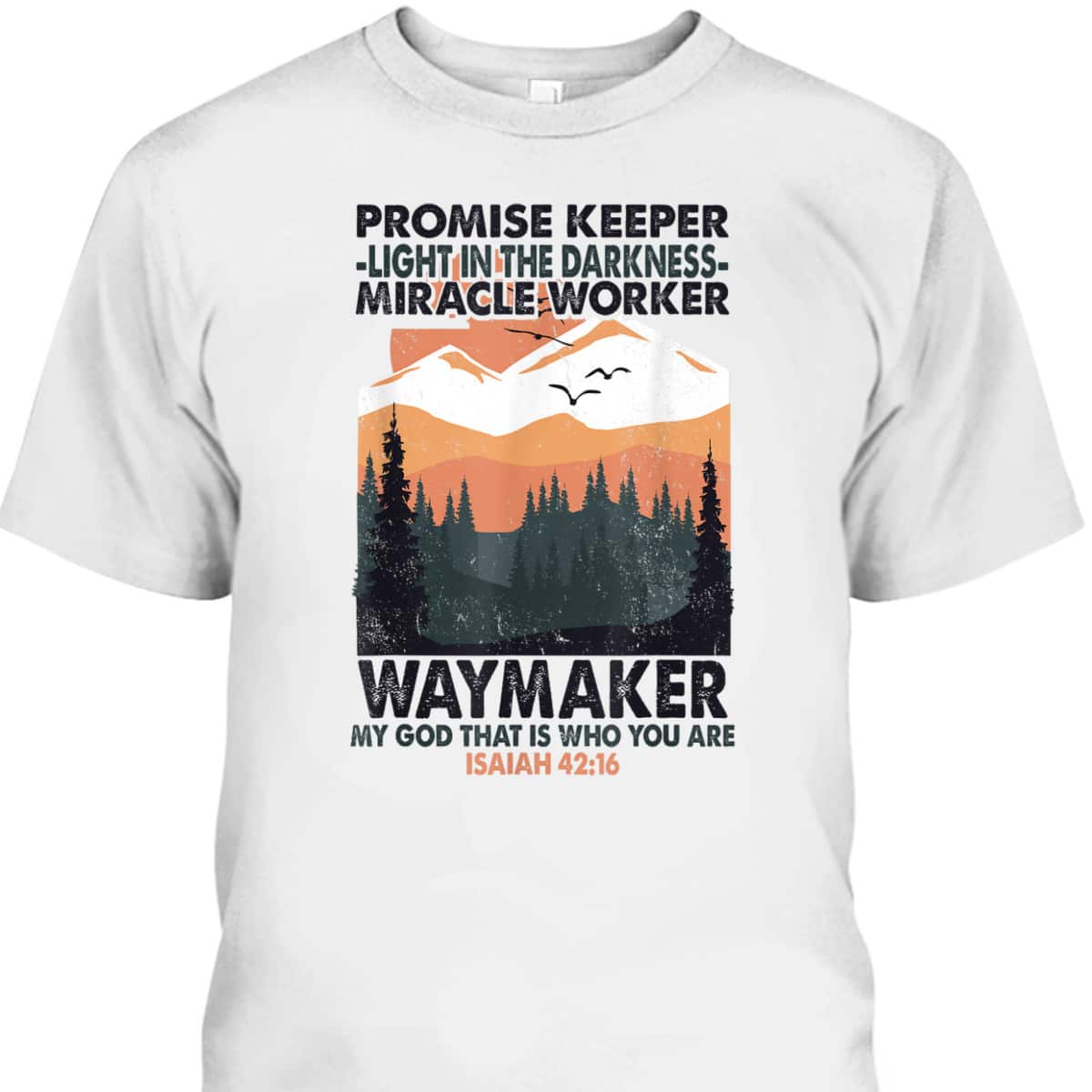 Vintage Waymaker Miracle Worker Promise Keeper Christian Bible Verse T-Shirt Vintage Waymaker Miracle Worker Promise Keeper Christian Bible Verse T-Shirt
