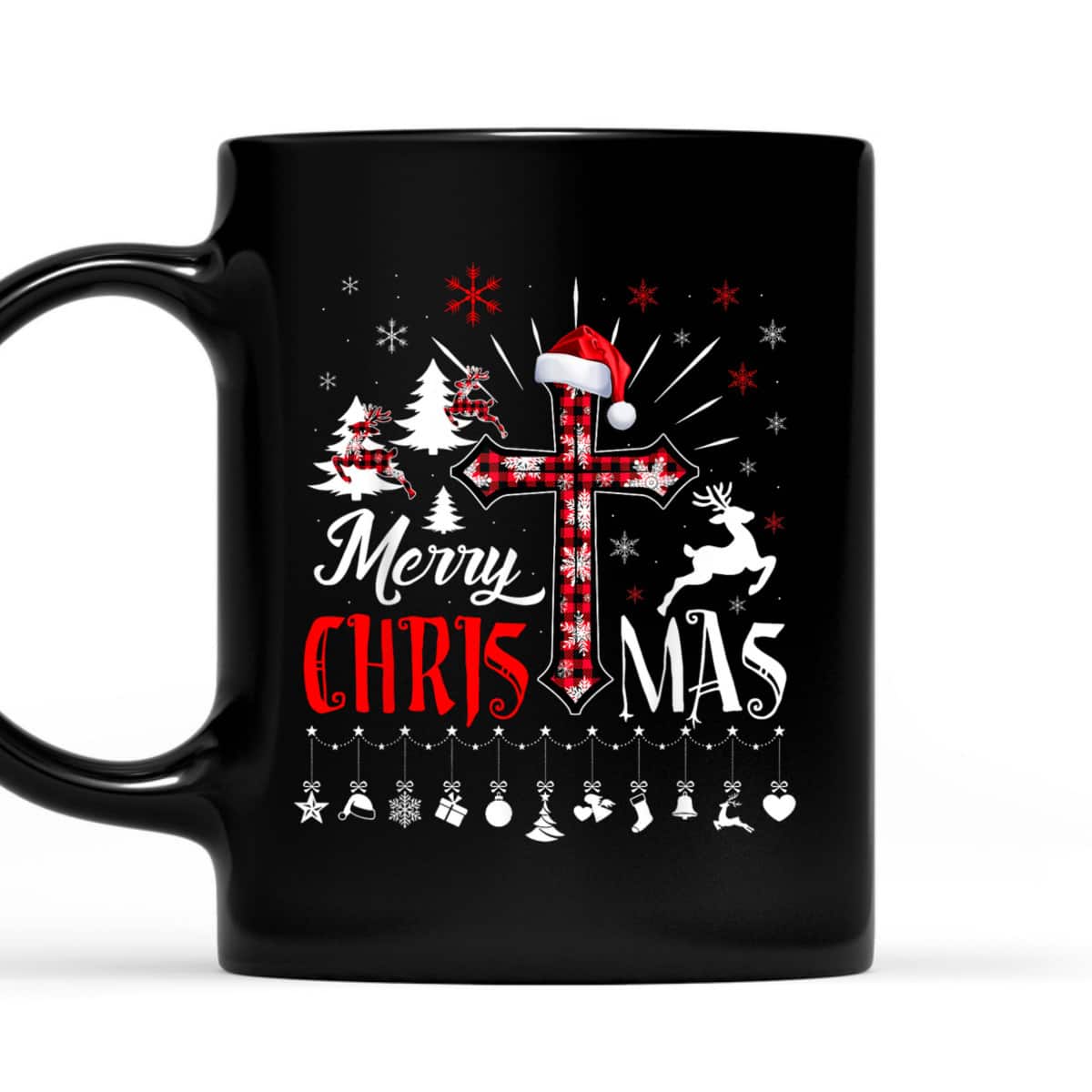 Merry Christmas Cross Christian Plaid Buffalo Xmas Cross T-Shirt Merry Christmas Cross Christian Plaid Buffalo Xmas Cross T-Shirt