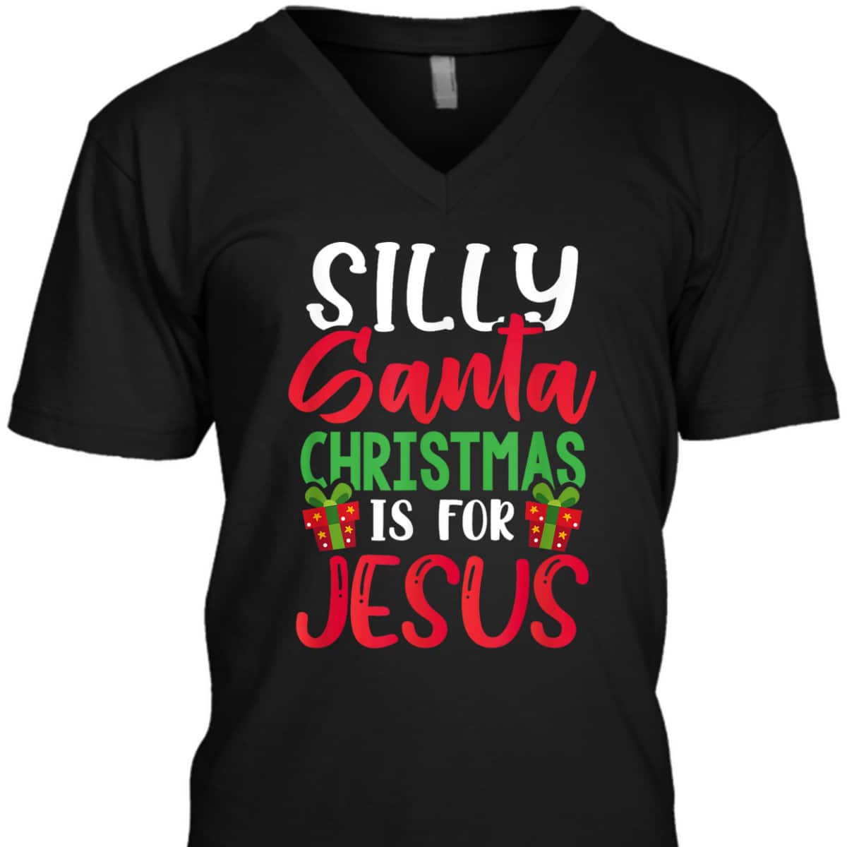 Silly Santa Christmas Is For Jesus Christian Holiday Meme T-Shirt Silly Santa Christmas Is For Jesus Christian Holiday Meme T-Shirt