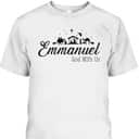 Emmanuel God With Us Nativity Scenes Christmas Christian T-Shirt Emmanuel God With Us Nativity Scenes Christmas Christian T-Shirt