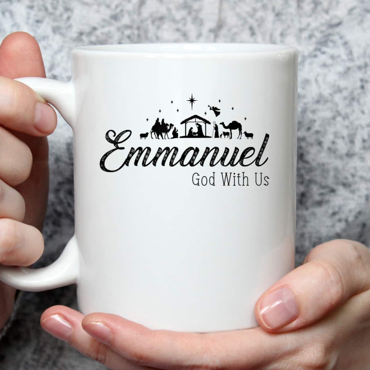 Emmanuel God With Us Nativity Scenes Christmas Christian T-Shirt Emmanuel God With Us Nativity Scenes Christmas Christian T-Shirt