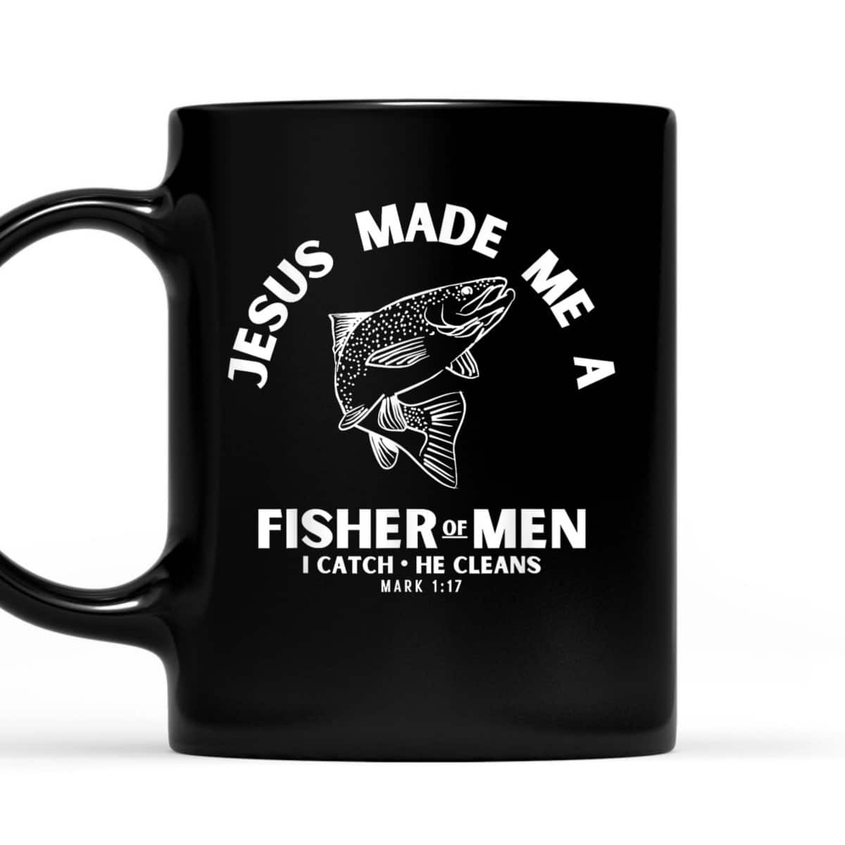 Christian Fishermen Religious Bible Verse Fishing T-Shirt Christian Fishermen Religious Bible Verse Fishing T-Shirt