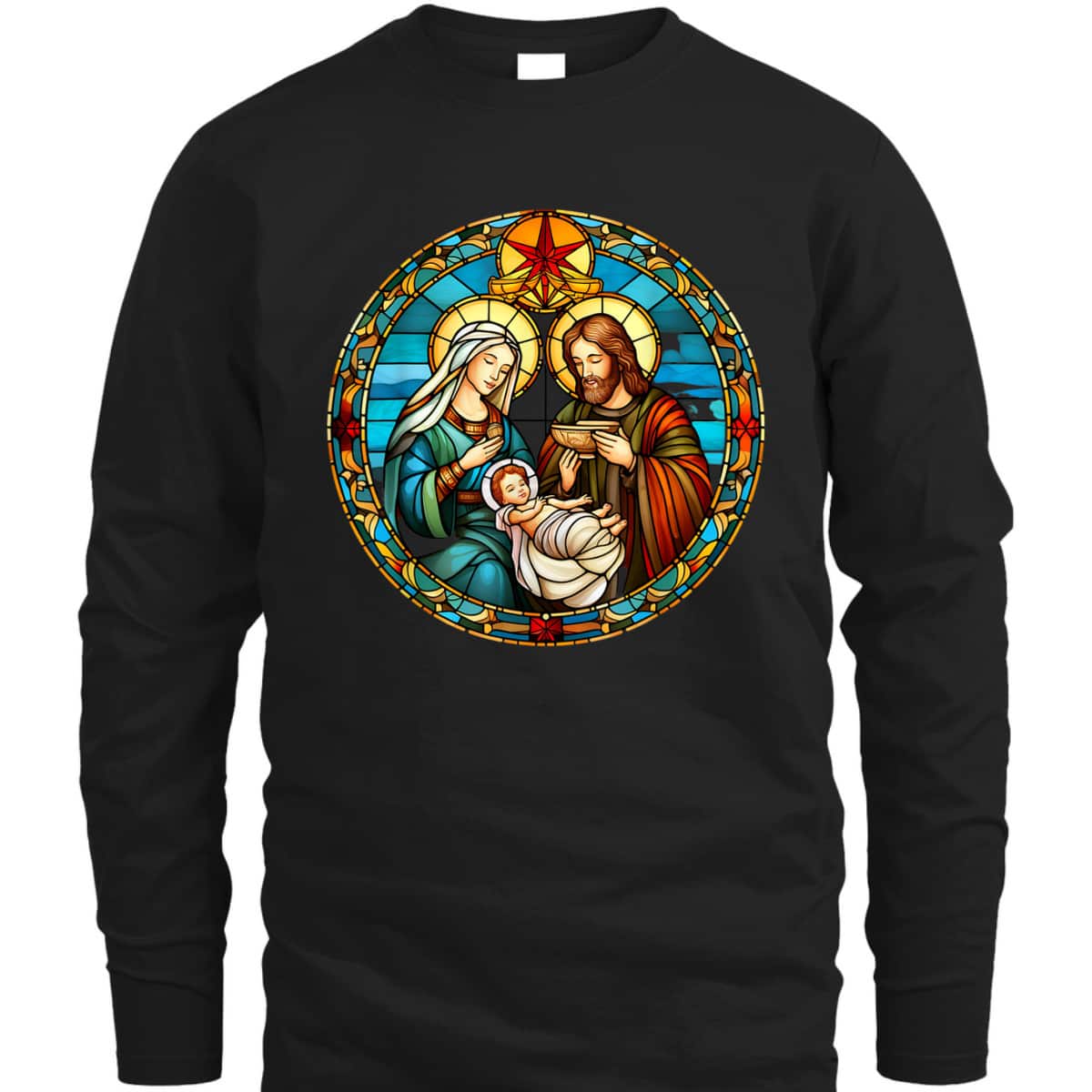 Christmas Nativity Scene Jesus Christian T-Shirt Christmas Nativity Scene Jesus Christian T-Shirt