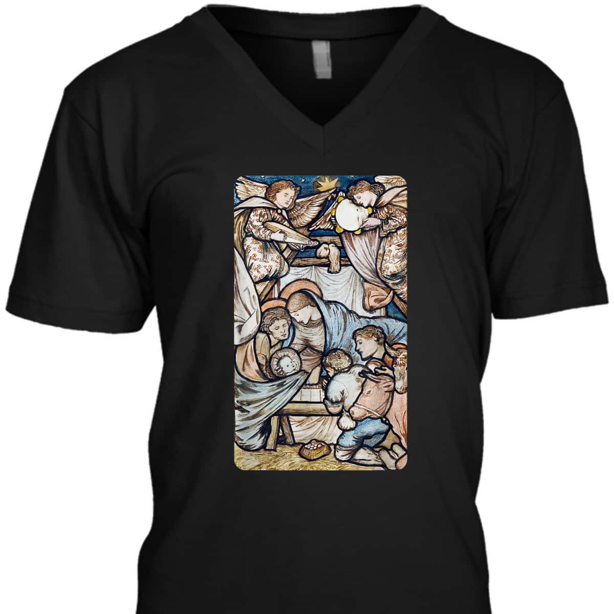 Nativity Vintage Christmas Christian PJs Religious T-Shirt Nativity Vintage Christmas Christian PJs Religious T-Shirt