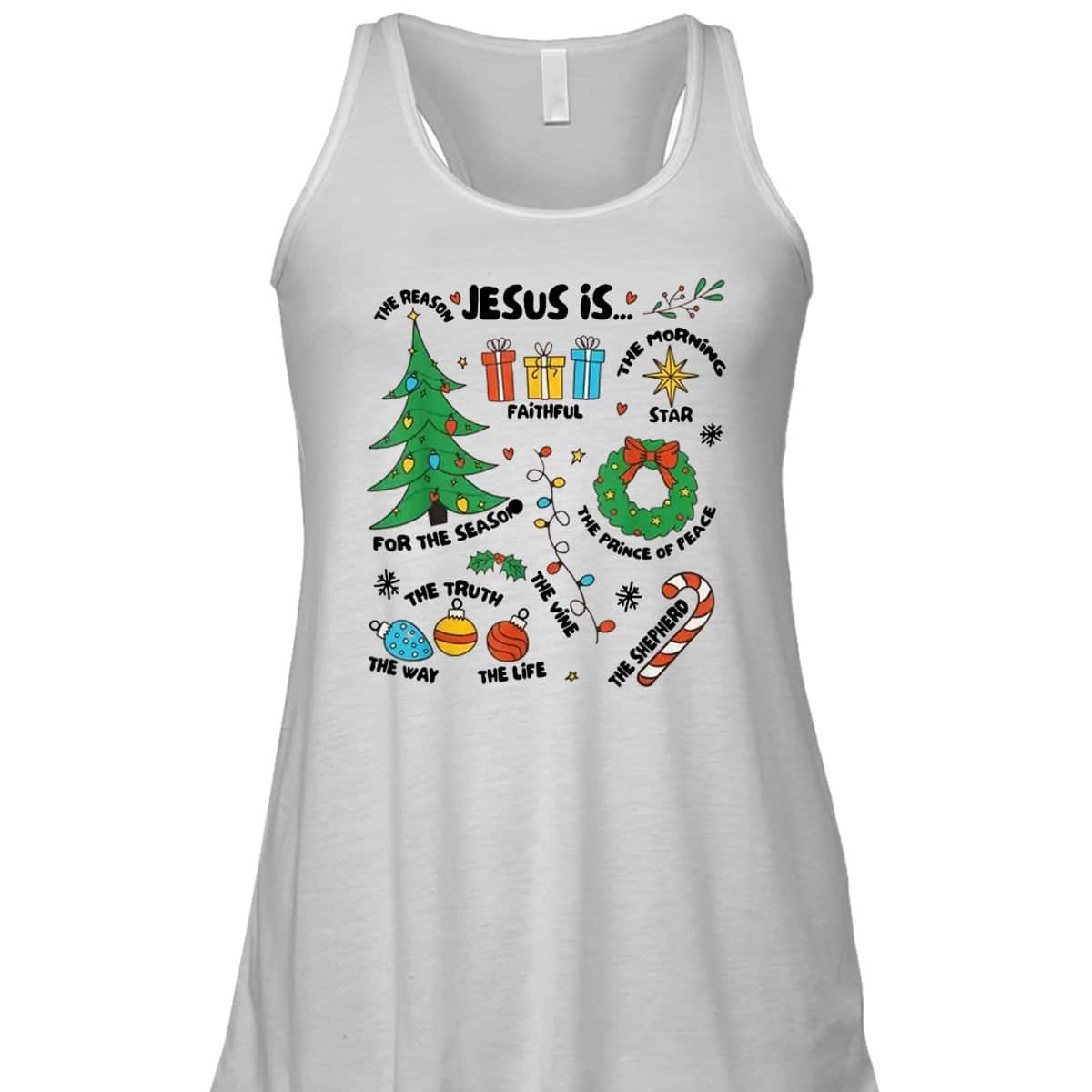 Jesus Is Reason Truth Way Life Faith Christian Christmas T-Shirt Jesus Is Reason Truth Way Life Faith Christian Christmas T-Shirt