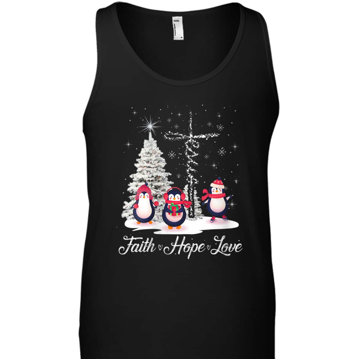 Womens Ph Merry Christmas Penguin Faith Hope Love Xmas Tree T-Shirt Womens Ph Merry Christmas Penguin Faith Hope Love Xmas Tree T-Shirt