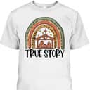 True Story Christmas Manger Nativity Scene Buffalo Plaid Christian T-Shirt True Story Christmas Manger Nativity Scene Buffalo Plaid Christian T-Shirt